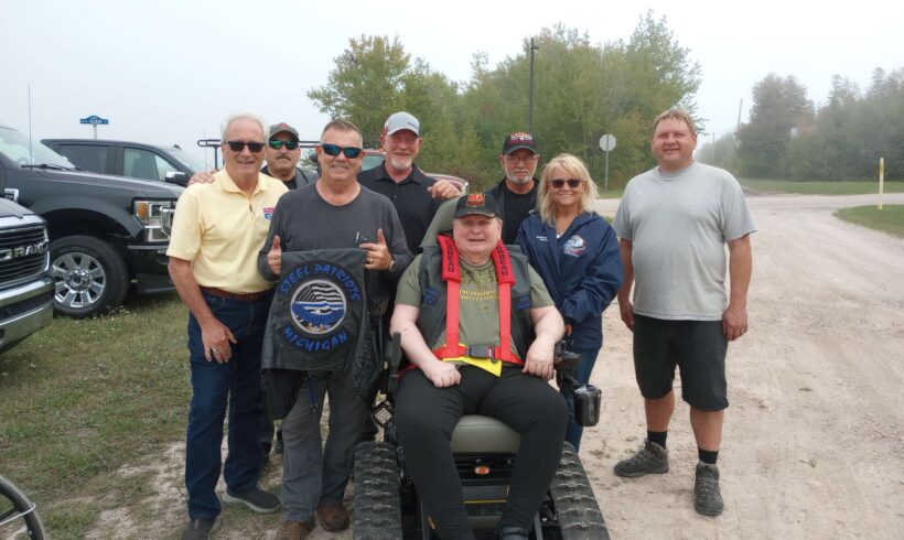 St. Ignace Veteran Receives Donated All-Terrain Wheelchair